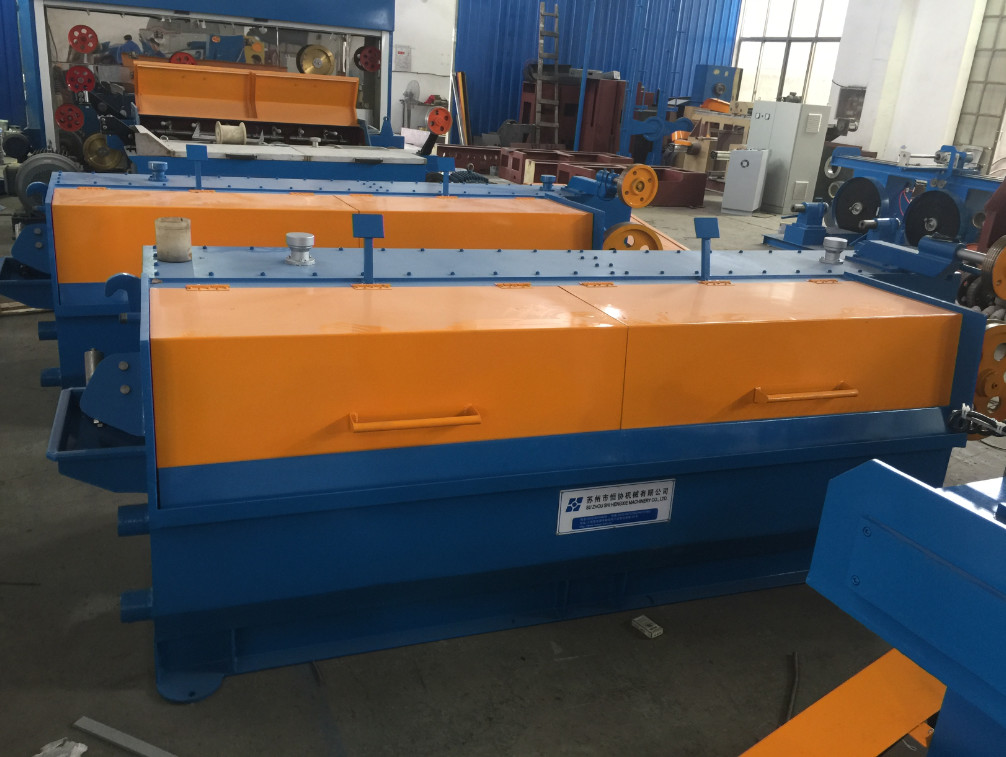 132KW Rod Breakdown Machine With Double Spooler And Coiler , Large Making Machine