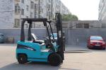 Pneumatic Tire Compact 1.5 Ton Electric Forklift Company With Hydraulic