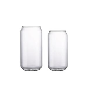 China Simple style glass cup clear glass drinking cup for milk juice ice cream factory