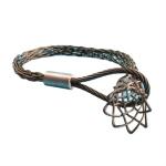 Standard Flat Nail Clip Monocular Multi Strand Cable Grip For Cable Protection