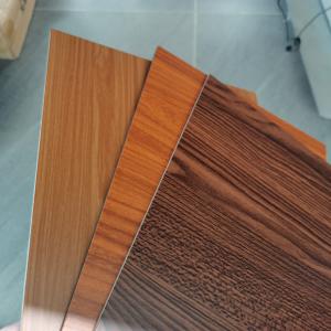 China PVDF Wooden Aluminum Composite Panel 1220mm For Construction Materials factory