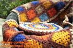 Book hand for handmade hook needle stripe, table cover, handmade crochet,