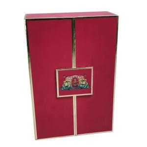 Pink Cardboard Packaging Boxes Containers With Superimposed Foam Insert