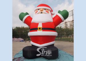 China 5m high giant inflatable santa claus for Christmas outdoor promotions made of best material factory