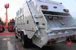 Rear Trash Compactor Garbage Truck 12CBM Heavy Duty Load