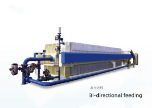 China Bi-directional feeding filter presses double feeding connection filter press factory