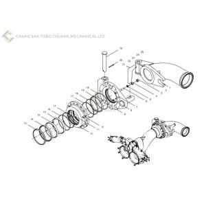 Zoomlion Truck Mounted Concrete Pump/Dis. V Assy.001690213a0000000/Bearing