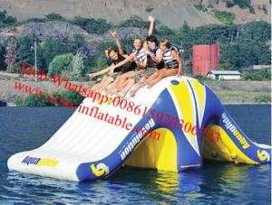 China Inflaable Best Sale inflatable floating water slide adults inflatable water slide factory
