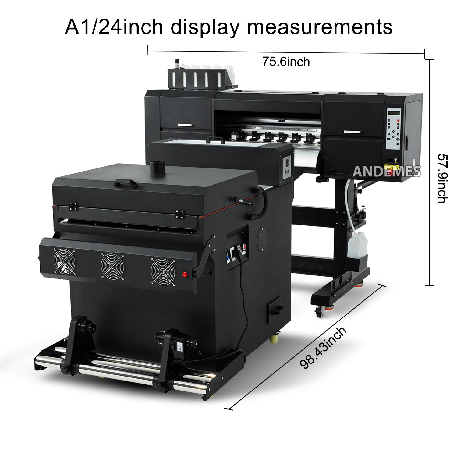 PET Film Offset Heat Press Machine A1 60cm 2 Eps i3200 DTF Printer with Textile Ink