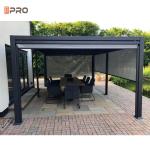 Garden Canopy Waterproof Bioclimatic Pergola Metal Aluminum Awning