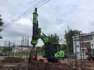 China TYSIM KR40A Mini Hydraulic Rotary Drilling Rig Foundation Piling Equipment 40KNm Max Torque factory