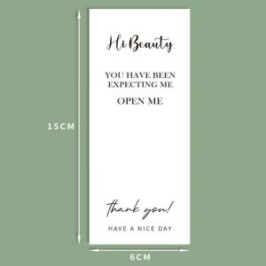 Custom Rectangle Self Adhesive Label Shipping Box Packaging with UV and Offest