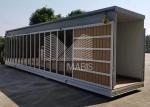 50-100sqm Prefab Movable Homes , Steel Frame Prefabricated Houses