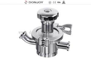 China Manual Tank Bottom Sanitary Diaphragm Valve for fluid control factory