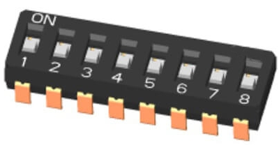 Gull Wing Lead 2.54mm Pitch SMD Dual Inline Package Switch