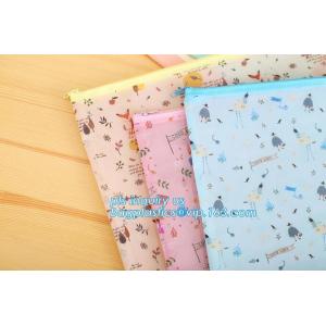 office stationery ladies document A4 file wallet bag, B4 A4 B5 A5 A6 zipper file