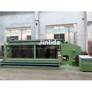 China 15T Heavily Galvanized Galfan PVC Coated Gabion Mesh Machine factory