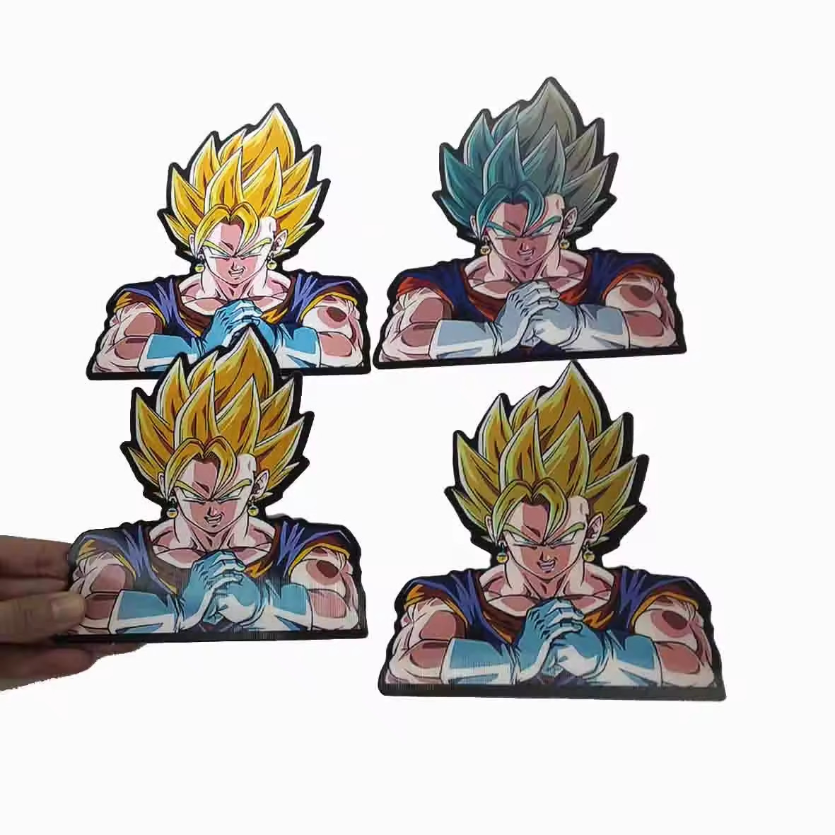Self Adhesive PET 3d Lenticular Anime Stickers For Long Lasting Decoration