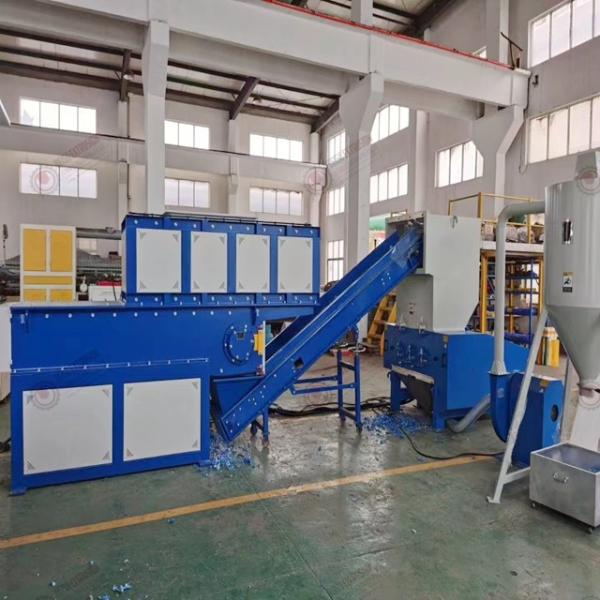 Waste Recycling Plastic Single Shaft Shredder Machine For Pipes/Sheet/Profile