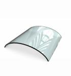 Hotel Curved Clear Tempered Glass Panels for Shopping Mall Building 3mm-12mm