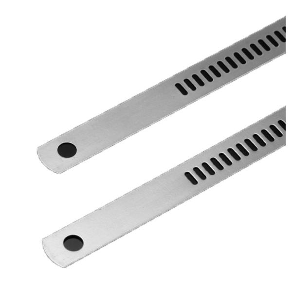 Waterproof Braided Stainless Steel Cable Ties , Reinforced Cable Ties Antirust