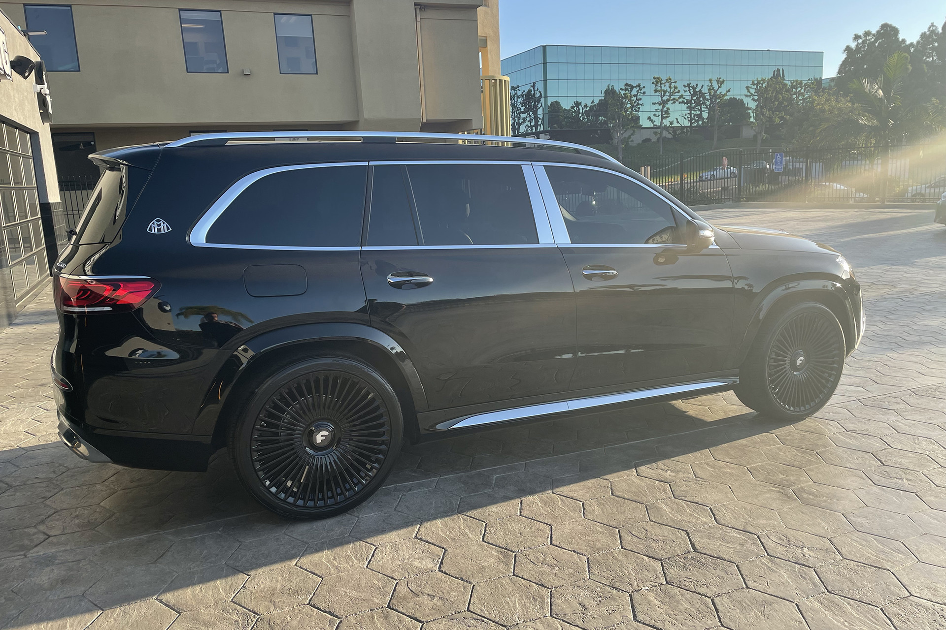 Gross Black Forgiato Trimestre Forged Wheels For Rolls Royce Range Rover Mercedes Benz S Class