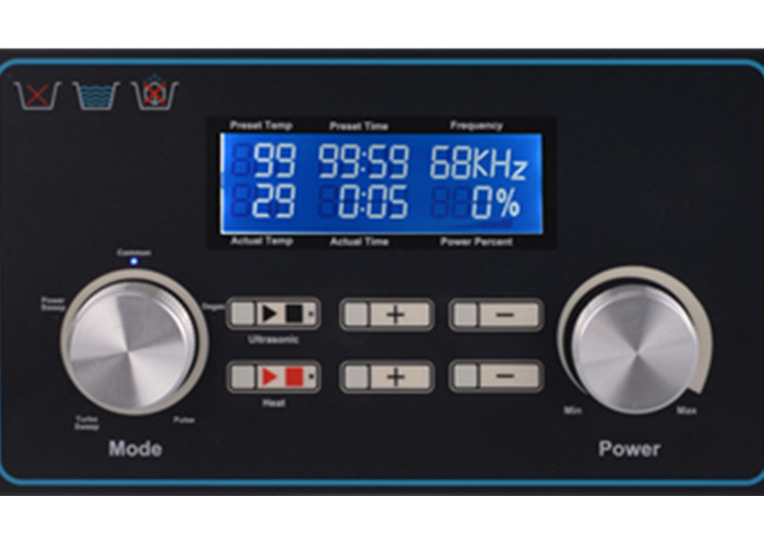 0-180W 6.5 Liter Benchtop Ultrasonic Cleaner 28/40KHz With Degas / Sweep Function