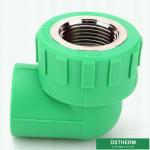 90 Degree Female Threaded Coupling Heat Preservation With Green / White / Oem