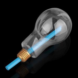 China Factory Sales Popular 200ml 500ml Glass Lamp Light Bulb Bottle For Juice factory