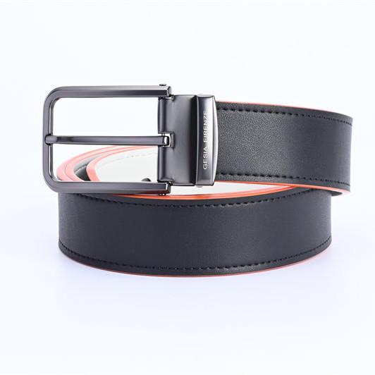 China High Quality Customized Logo Fashion And Elegant Simple Pure Cowhide Luxury Men'S Belt factory