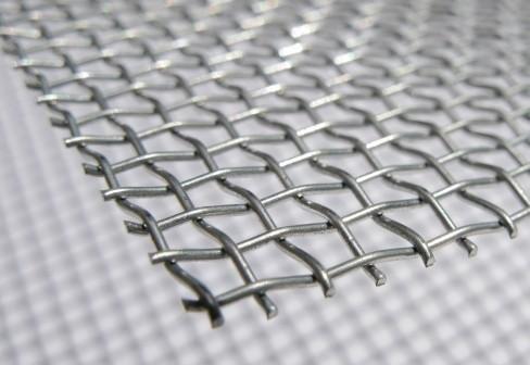 Duplex 2205 2507 Stainless Steel Wire Mesh Plain Weave Solid Structure Long