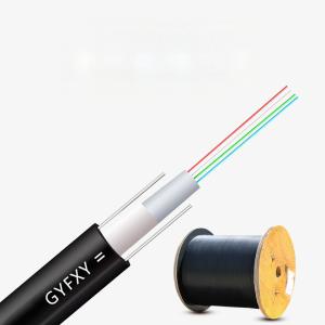 China Outdoor Non-Metallic FRP Aerial GYFXY Cable 4 6 8 12 Core Single Mode G652D Fiber Optic Cable factory