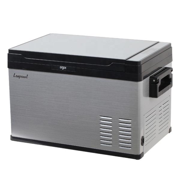 25L Solar Car Freezer for Camping Single Door Freezer Dual DC Portable