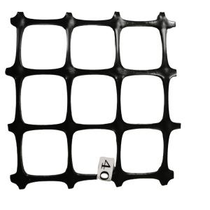 China Plastic Mesh Grid Polypropylene Biaxial Geogrid for Road Soil Stabilizer Width 1-6m Length 50-100m factory