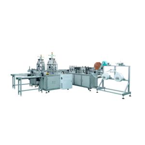 China Flat Ribbon Earloop 3 Layers Face Mask Making Machine factory