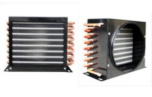 China Single fan air cooled condenser coil , Aluminum Refrigeration condensing units factory