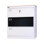 Electrostatic Powder Coating 3 Drawer Steel Filing Cabinet Fireproof Filing