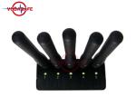 Five Antennas Portable Signal Jammer Europe Style Cover Radius 2 - 20m