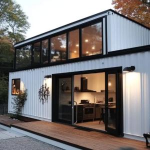 China Lightweight Prefab Container House Customized For Modern Living factory