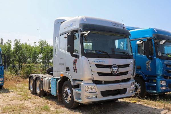 Used Tractor Head Commins Engine 6x4 Tractor Unit Foton Auman Silver Euro 6