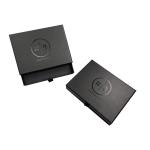 Fancy Magnet Box Hard Flat Luxury Folding Storage Black Gift Box with Customer's