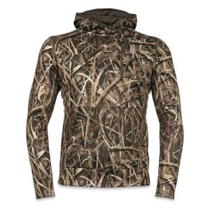 China Waterproof Camo Fleece Hoodie With Chest Zipper Pocket Customized Logo factory