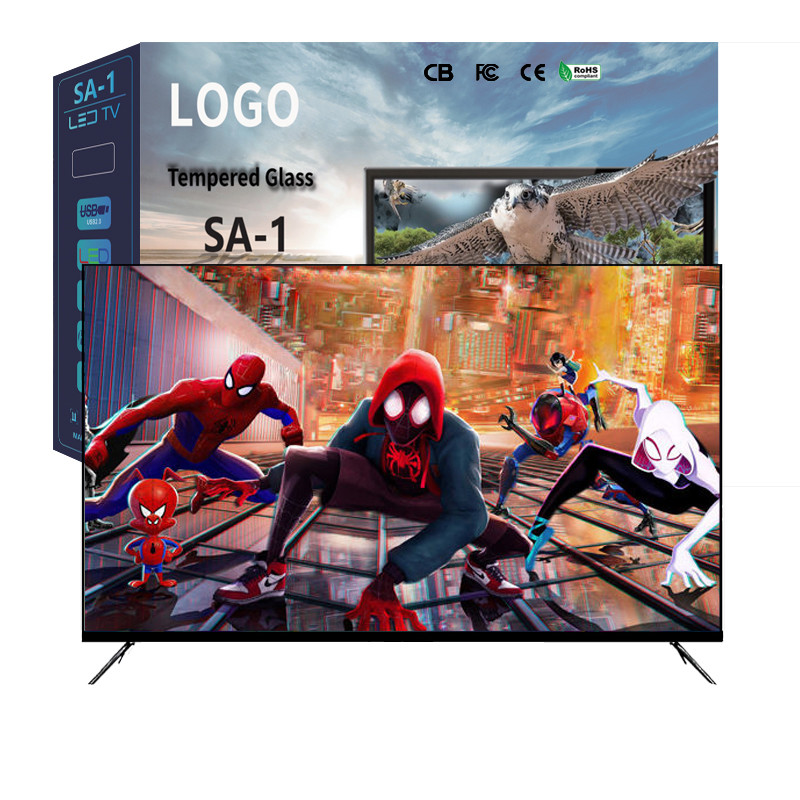 75 Inch 4K Ultra HD LED Big Flat Screen Smart TV Eye Protection
