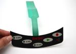 Tactile Flat Metal Dome Membrane Switch , Membrane Type Keyboard ROHS ISO