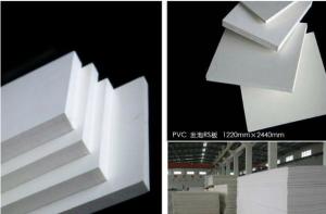 China White Cabinet Durable PVC Forex Sheet Fire Retardant Rigid 1220 X 2440mm factory