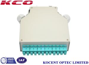 China Din Rail Fibre Optical Termination Box For Multimode OM4 OM5 KCO-DINRAIL-SC-OM3-12 factory
