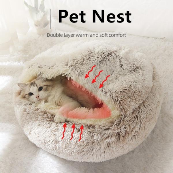 Cat'S Nest Warm In Winter Pet'S House Quilt Four Seasons Cat Calming Bed