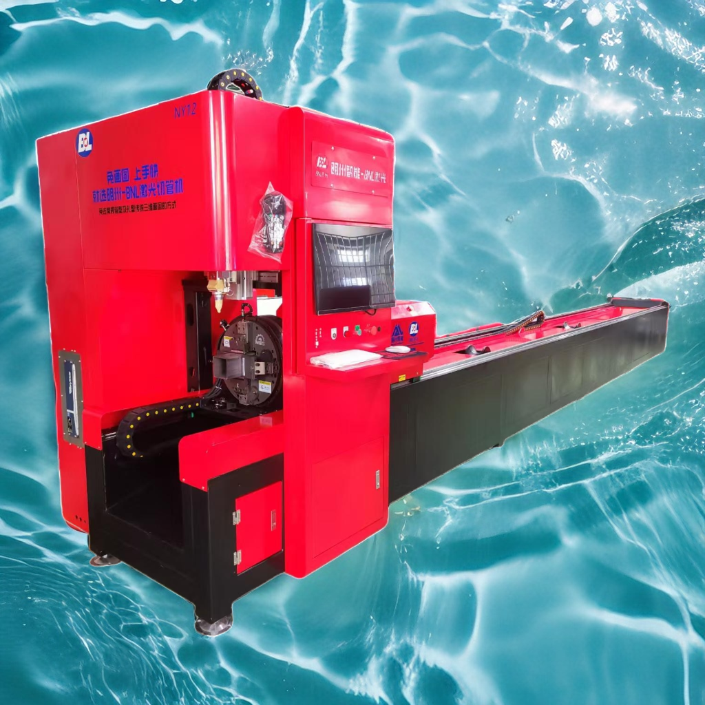 China Fiber Laser Pipe Cutter for Rectangular Tubes ≤φ120mm with Effective Cutting Length ＜6000mm and ±0.02mm Tolerance factory
