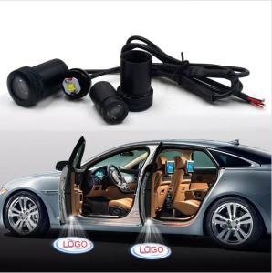 China 2Pcs Wireless Car Door Welcome Lights , 3W Projector Lights For Car Doors factory