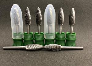 China Polishing Grinding Carbide Carving Burrs SH Flame Type Metal Cutting Burrs factory